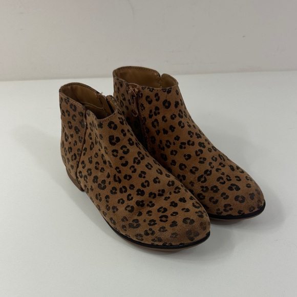 Cat & Jack Other - Leopard Print Children’s Ankle Boots - Tan Size 13 casual dressy cute animal